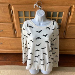 Grayson Threads Black White Bat Sweatshirt Large